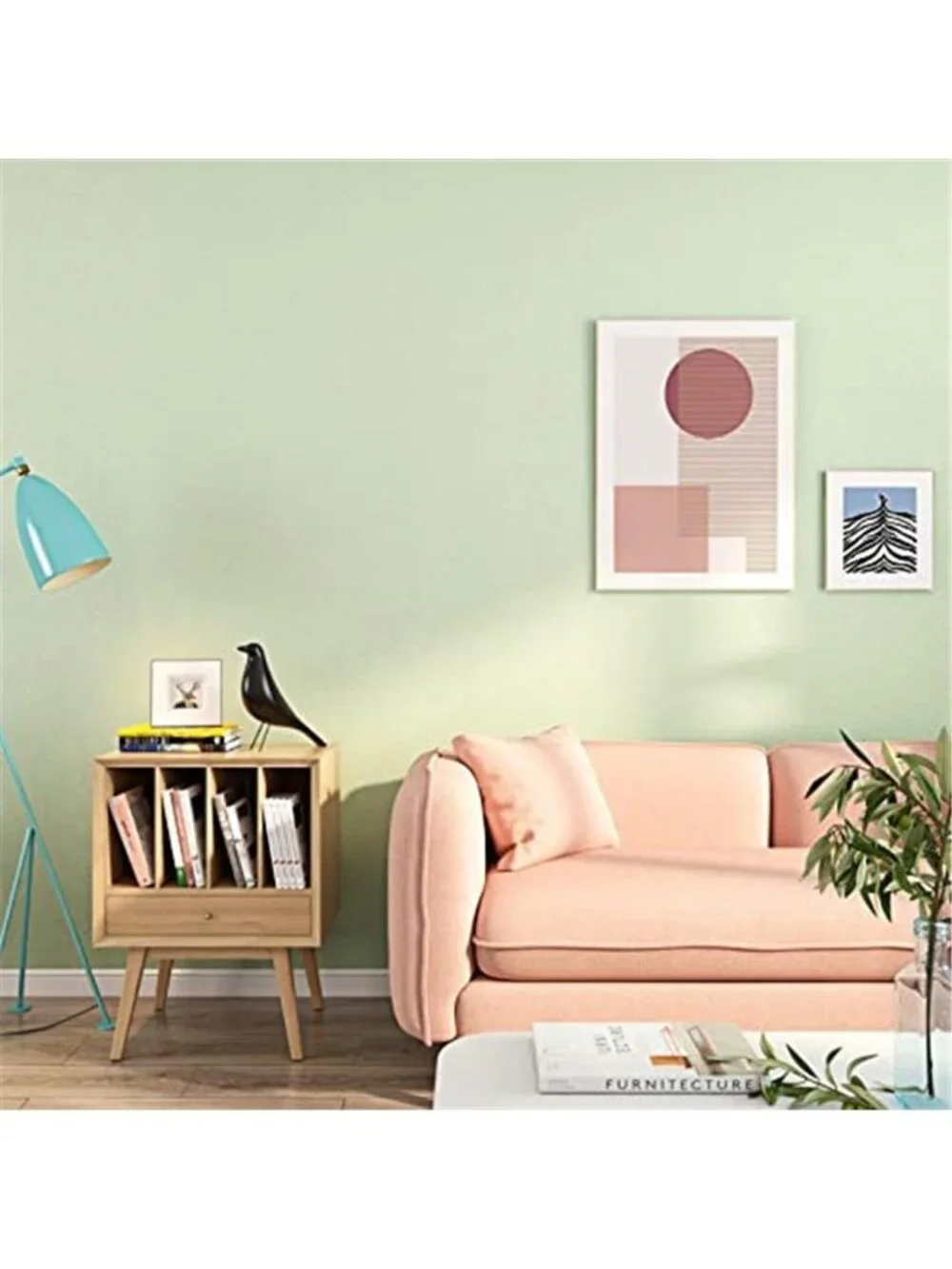 Sage Green Peel And Stick Wallpaper Removable Contact Paper Wall Decor Vinyl